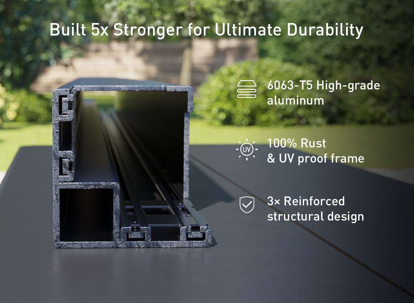 FlexPatio POWER+ PRO Gen 1 Motorized Pergola