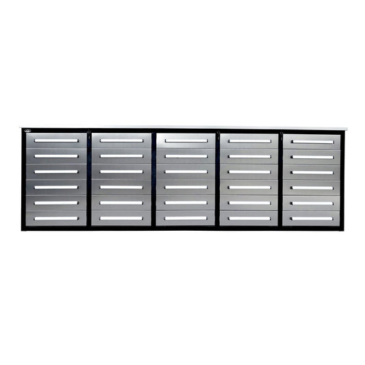 10ft Workbench Storage Cabinet with 30 Drawers