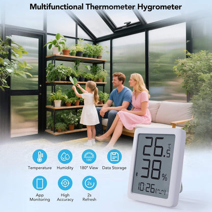 10FT x 12FT Outdoor Polycarbonate Aluminum Greenhouse with UV Protection and Thermometer