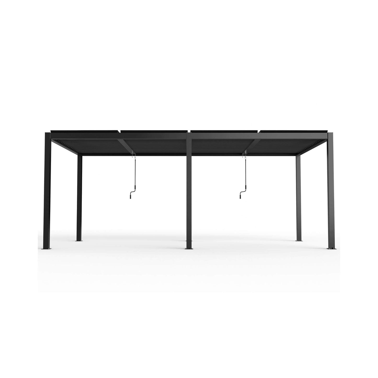 10' x 19' Alora Premium Powder-Coated Aluminum Pergola with Adjustable Louvers