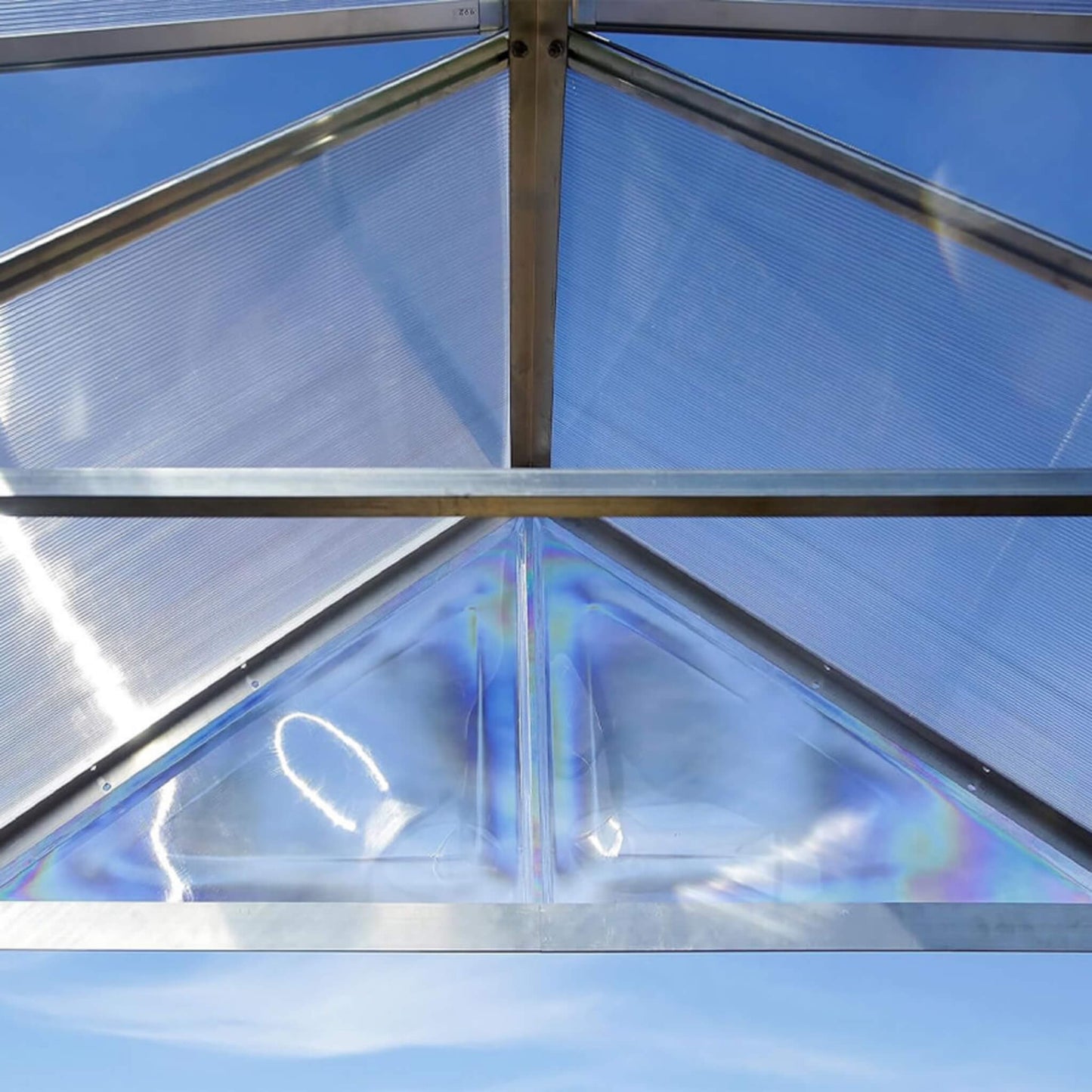 10' x 24' FT Premium Heavy-Duty Polycarbonate Walk-In Greenhouse W/ Aluminum Frame & Built-In Gutter System