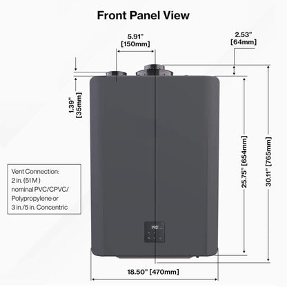 RN 11.0 GPM Outdoor Commercial High-Efficiency Tankless Water Heater