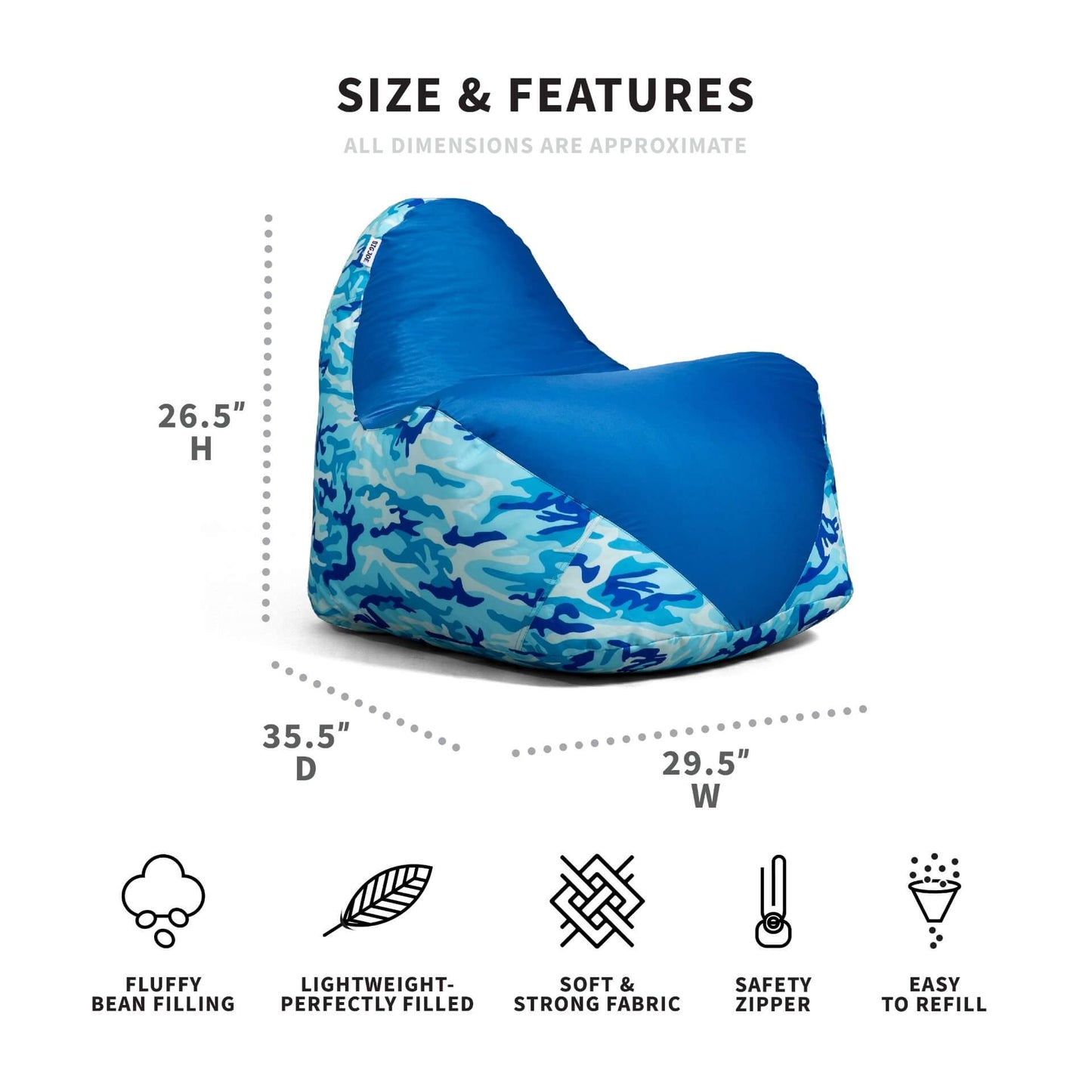 Warp Bean Bag Chair