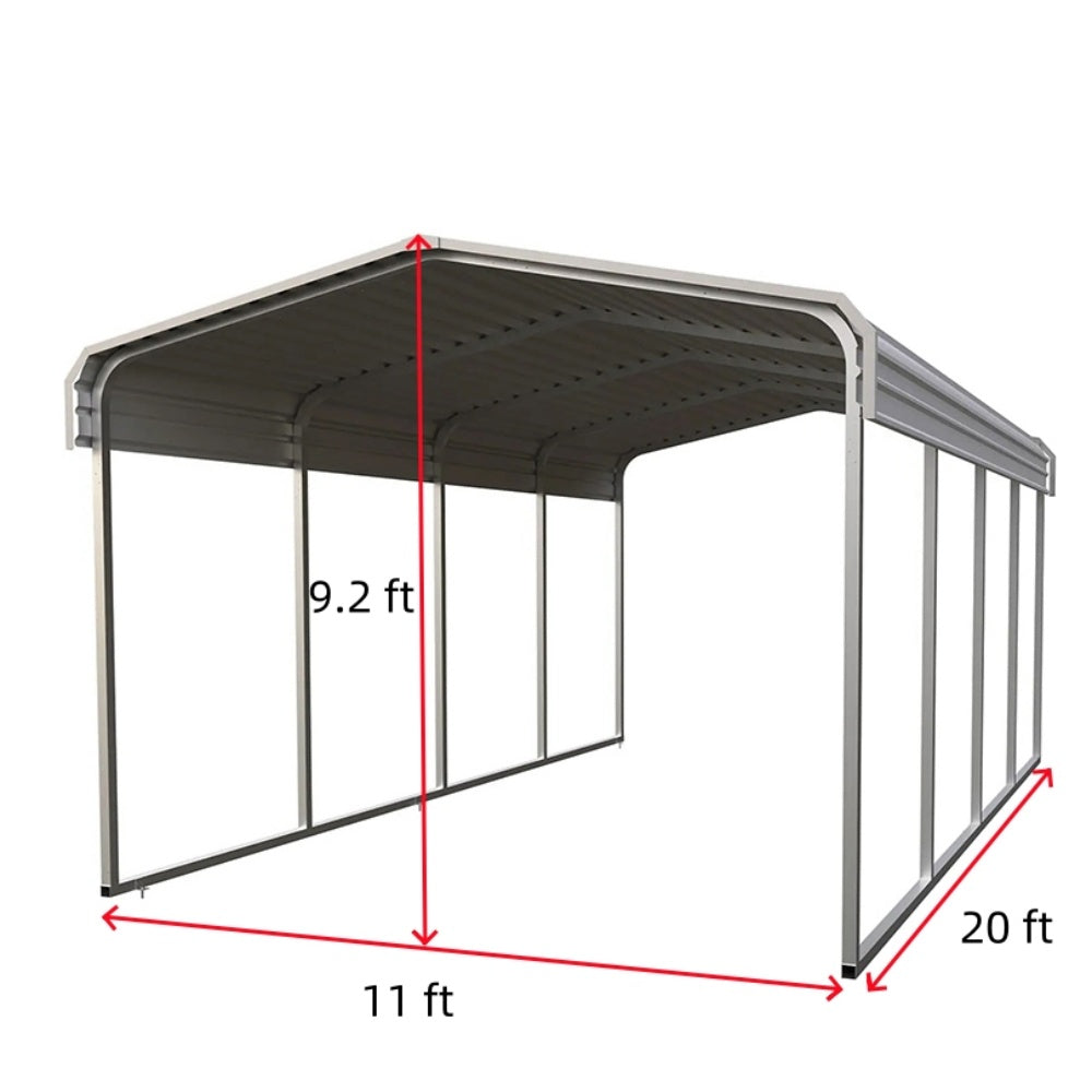 11FT x 20FT Heavy-Duty Metal Carport