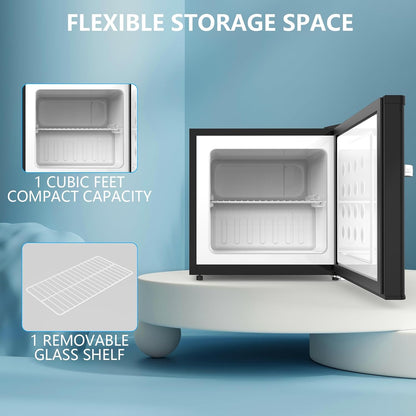 1.2 Cu.Ft Compact Mini Freezer