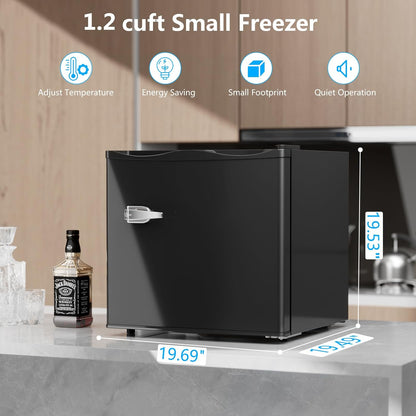 1.2 Cu.Ft Compact Mini Freezer