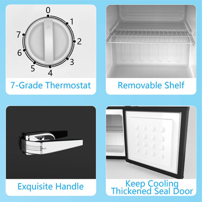 1.2 Cu.Ft Compact Mini Freezer
