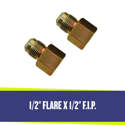 Fire Pit Natural Gas Installation Kit with Chrome Key Valve