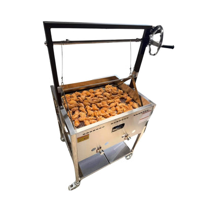 12-Gallon Commercial Outdoor Propane Deep Fryer with Cart
