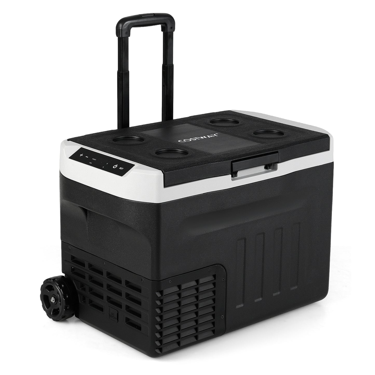 12V Car Refrigerator 32QT with Touch Panel and Removable Divider Medium