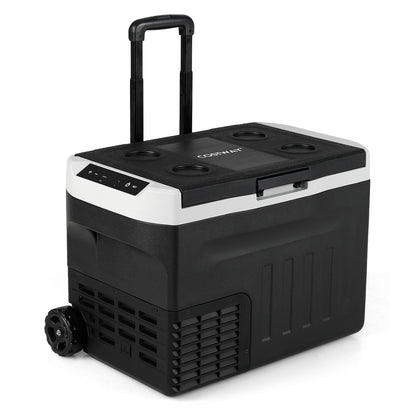 12V Car Refrigerator 32QT with Touch Panel and Removable Divider Medium