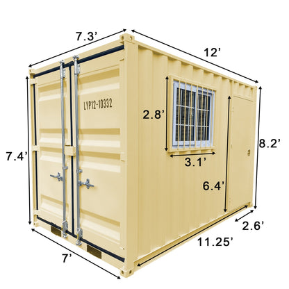 12FT Small Cubic Shipping Container
