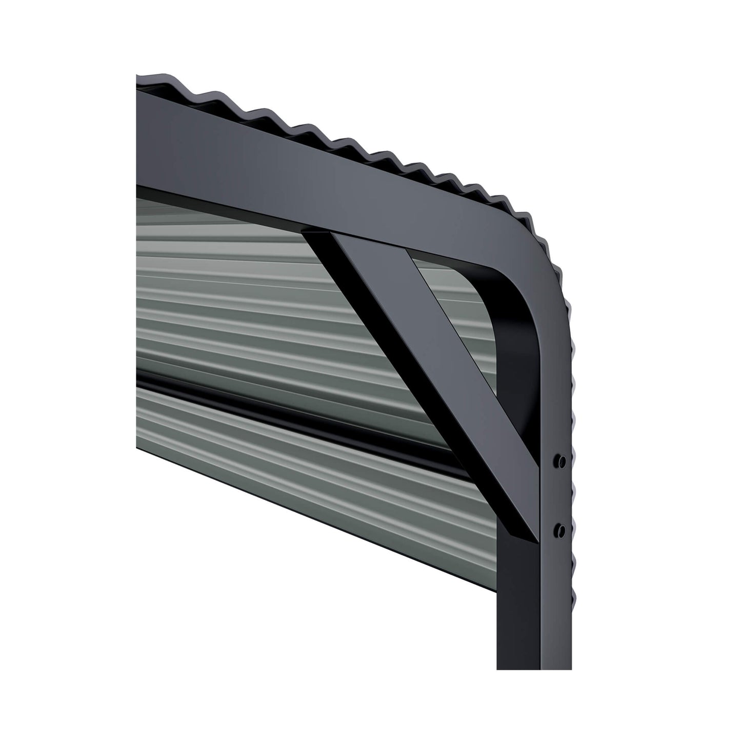 12' x 20' Alora Heavy-Duty All-Weather Metal Carport With Reinforced Support Base