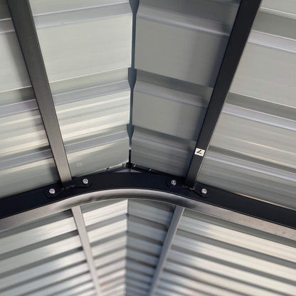 12' x 20' FT Alora Heavy-Duty Metal Carport With Galvanized Steel Roof