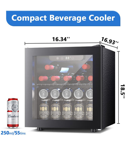 1.3 CU. FT. Beverage Refrigerator Mini Fridge Cooler W5836H
