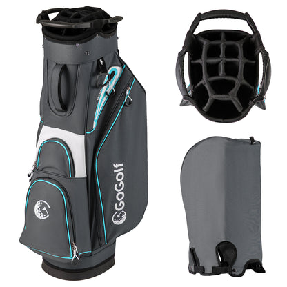 Golf Cart Bag Lightweight Portable Golf Club Organizer Bag