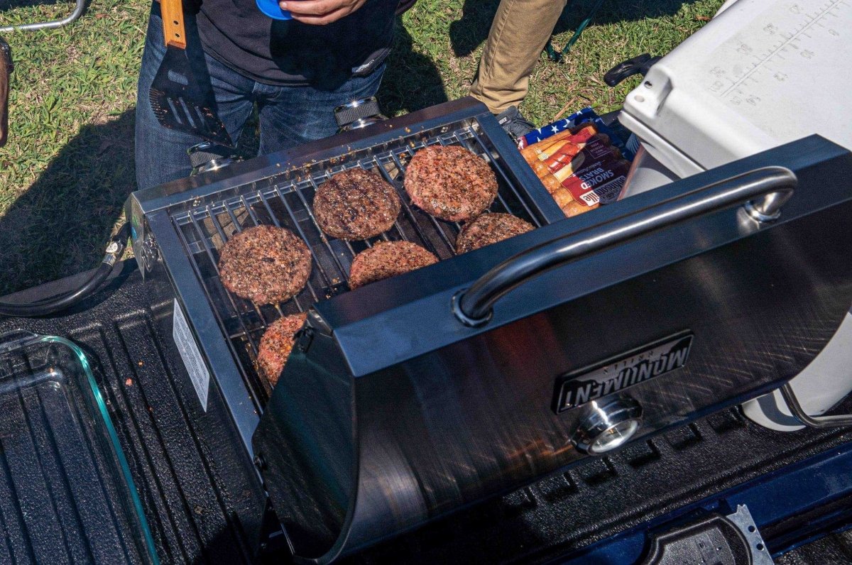Stainless Tabletop Propane Gas Grill