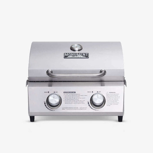 Stainless Tabletop Propane Gas Grill