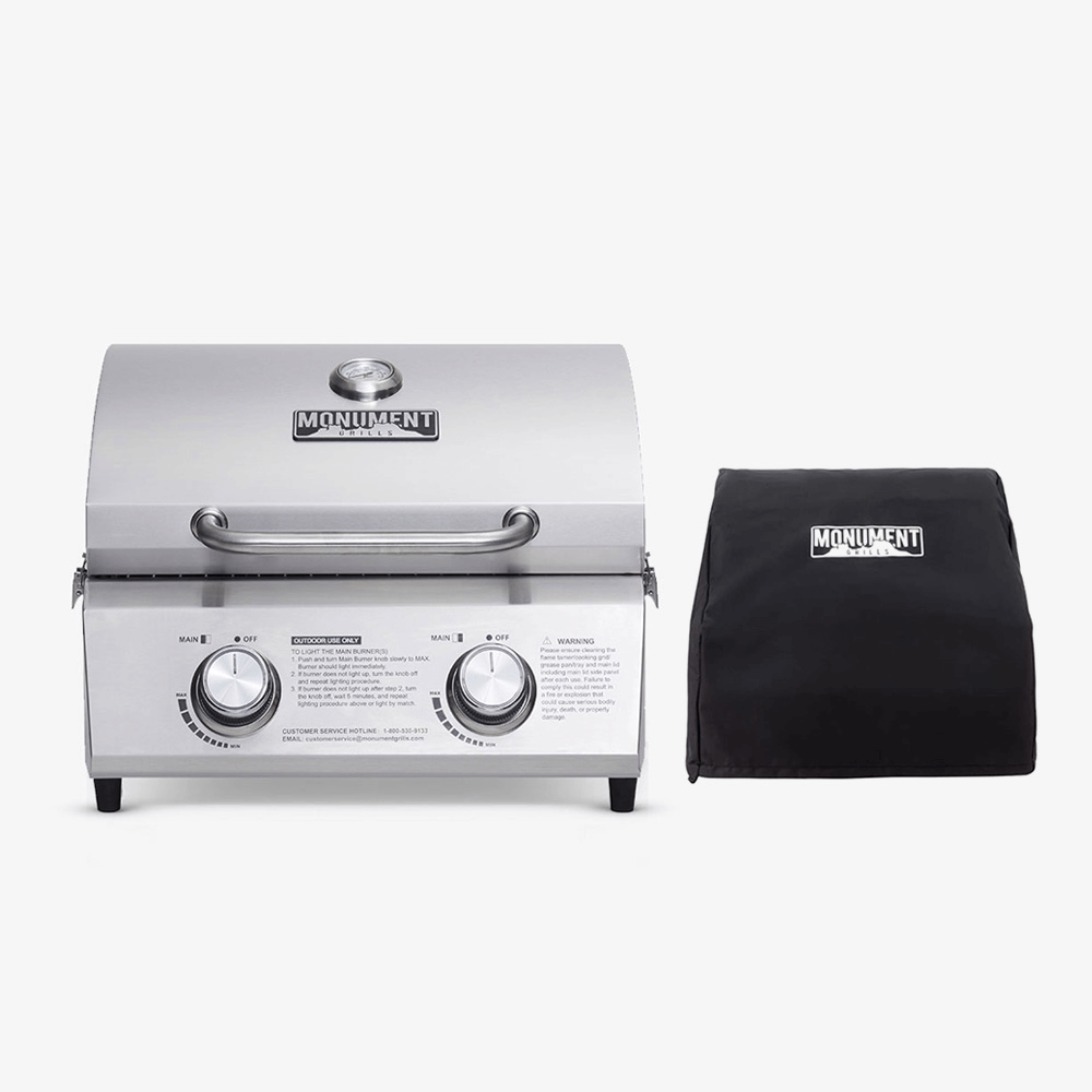 Stainless Tabletop Propane Gas Grill