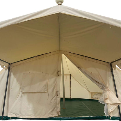 13' x 19' FT Extra Large Heavy-Duty Outdoor Four Seasons Glamping Canvas Bell Yurt Tent