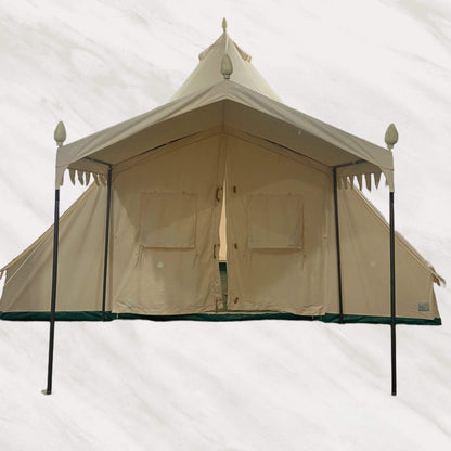 13' x 19' FT Extra Large Heavy-Duty Outdoor Four Seasons Glamping Canvas Bell Yurt Tent