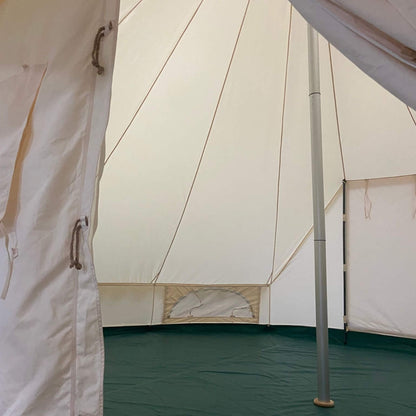 13' x 19' FT Extra Large Heavy-Duty Outdoor Four Seasons Glamping Canvas Bell Yurt Tent