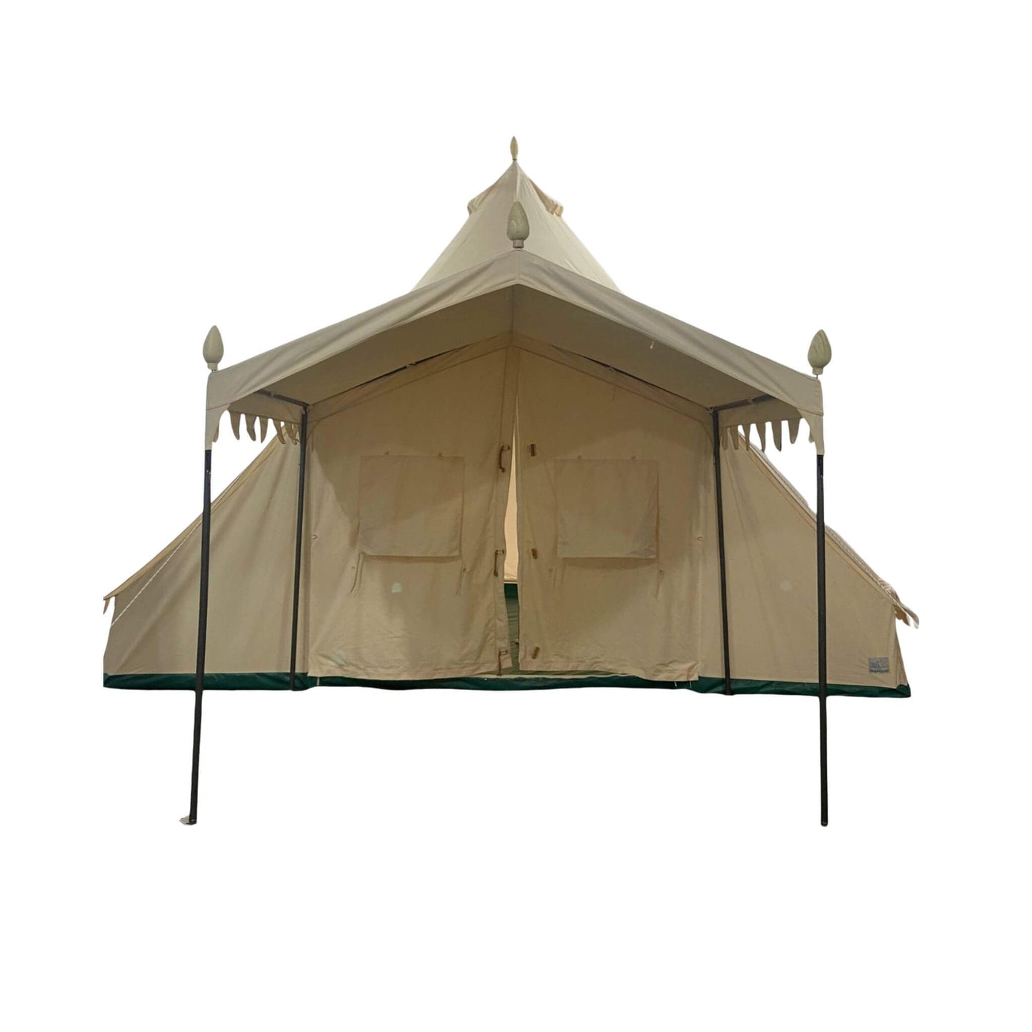 13' x 19' FT Extra Large Heavy-Duty Outdoor Four Seasons Glamping Canvas Bell Yurt Tent
