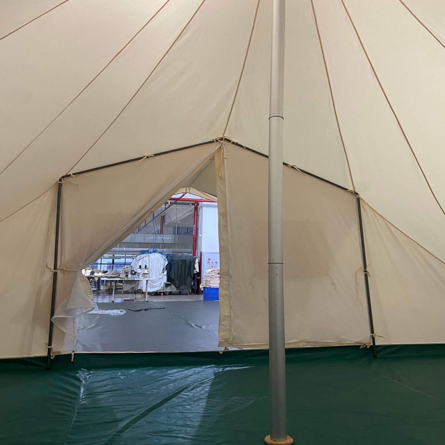 13' x 19' FT Extra Large Heavy-Duty Outdoor Four Seasons Glamping Canvas Bell Yurt Tent