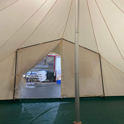 13' x 19' FT Extra Large Heavy-Duty Outdoor Four Seasons Glamping Canvas Bell Yurt Tent