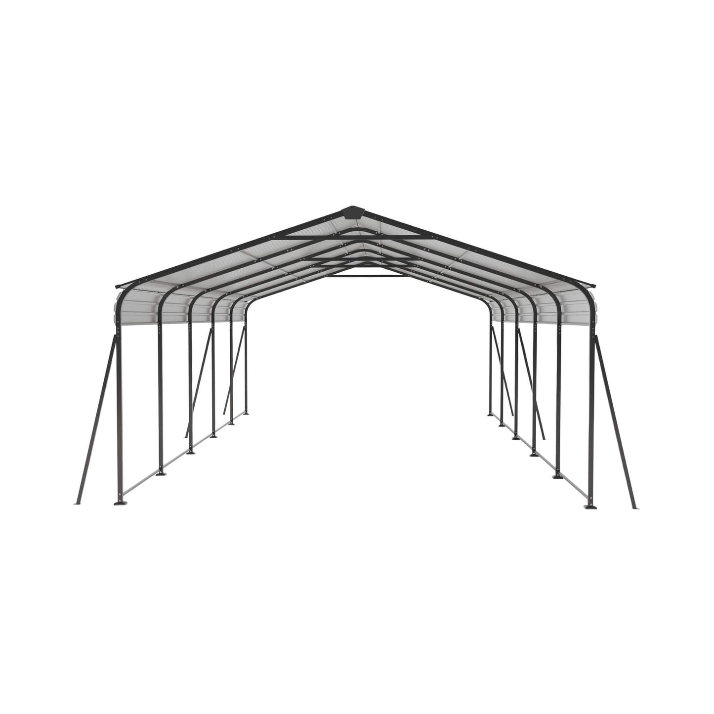 13' x 26' FT Alora Heavy-Duty Weather-Resistant Outdoor Carport With Protective Film