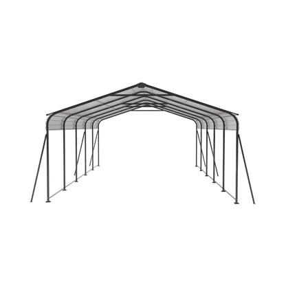 13' x 26' FT Alora Heavy-Duty Weather-Resistant Outdoor Carport With Protective Film