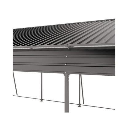 13' x 26' FT Alora Heavy-Duty Weather-Resistant Outdoor Carport With Protective Film