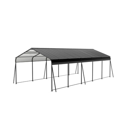 13' x 26' FT Alora Heavy-Duty Weather-Resistant Outdoor Carport With Protective Film