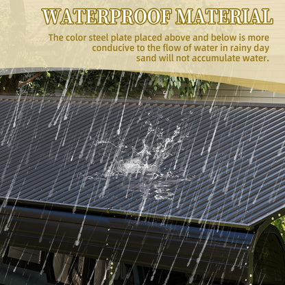 13' x 26' FT Alora Heavy-Duty Weather-Resistant Outdoor Carport With Protective Film
