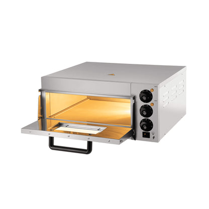 14-Inch Electric Single Deck Countertop Commercial Pizza Oven
