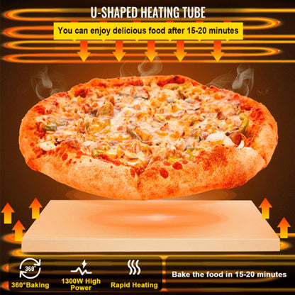 14-Inch Electric Single Deck Countertop Commercial Pizza Oven