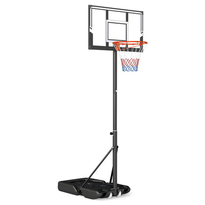 3.3-10 Feet Portable Basketball Hoop Adjustable with Base and Wheels