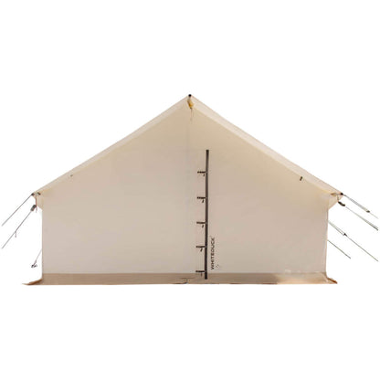 14FT x 16FT White Duck Alpha Pro Four Season Wall Tent w/ PVC Floor and Aluminum Frame