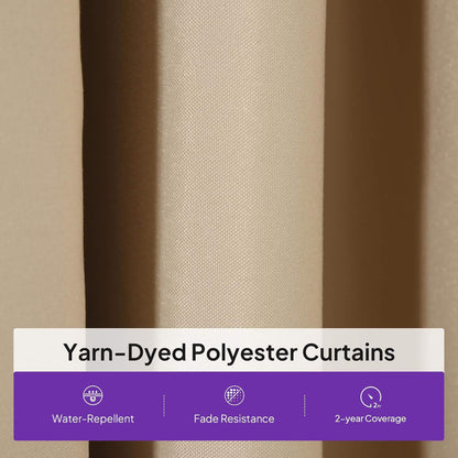 14FT x 28FT Alora Extra-Large Hardtop Gazebo with Galvanized Steel Double Roof, Curtains and Netting