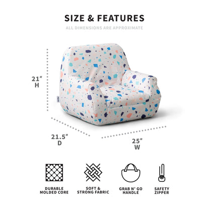 Mid Mod Bean Bag Chair