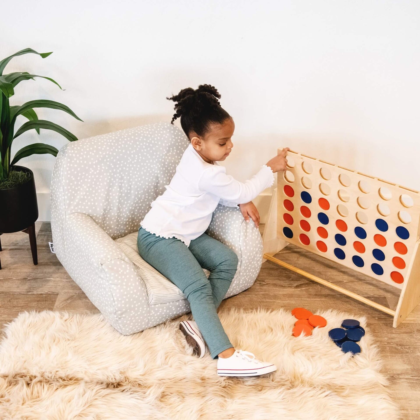 Mid Mod Bean Bag Chair