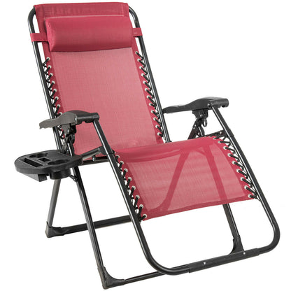 Oversize Lounge Chair with Cup Holder of Heavy Duty for Outdoor