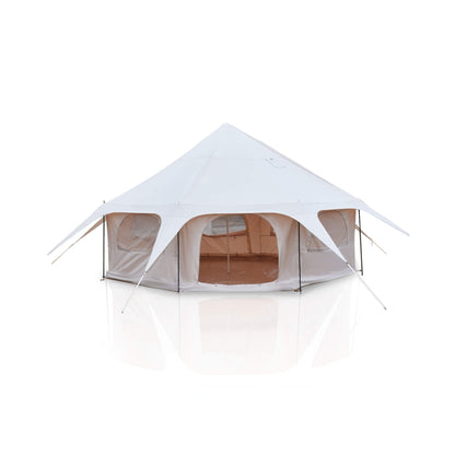 Large 15FT 600D Oxford Bell Tent with Stove Jack For Glamping and Camping