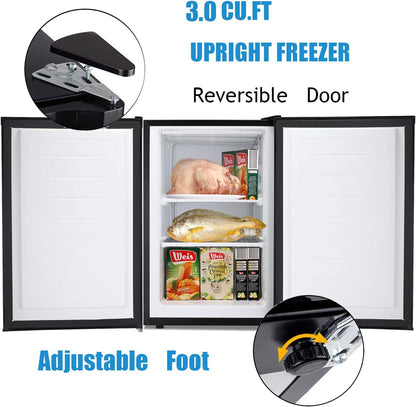 1.6 2.6 3.2 CU FT Mini Fridge with Freezer