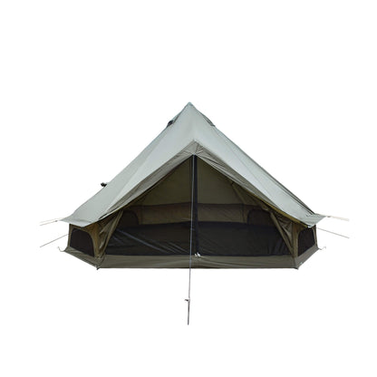 Large 16FT 10-Person All-Season Waterproof Bell Tent with Stove Jack