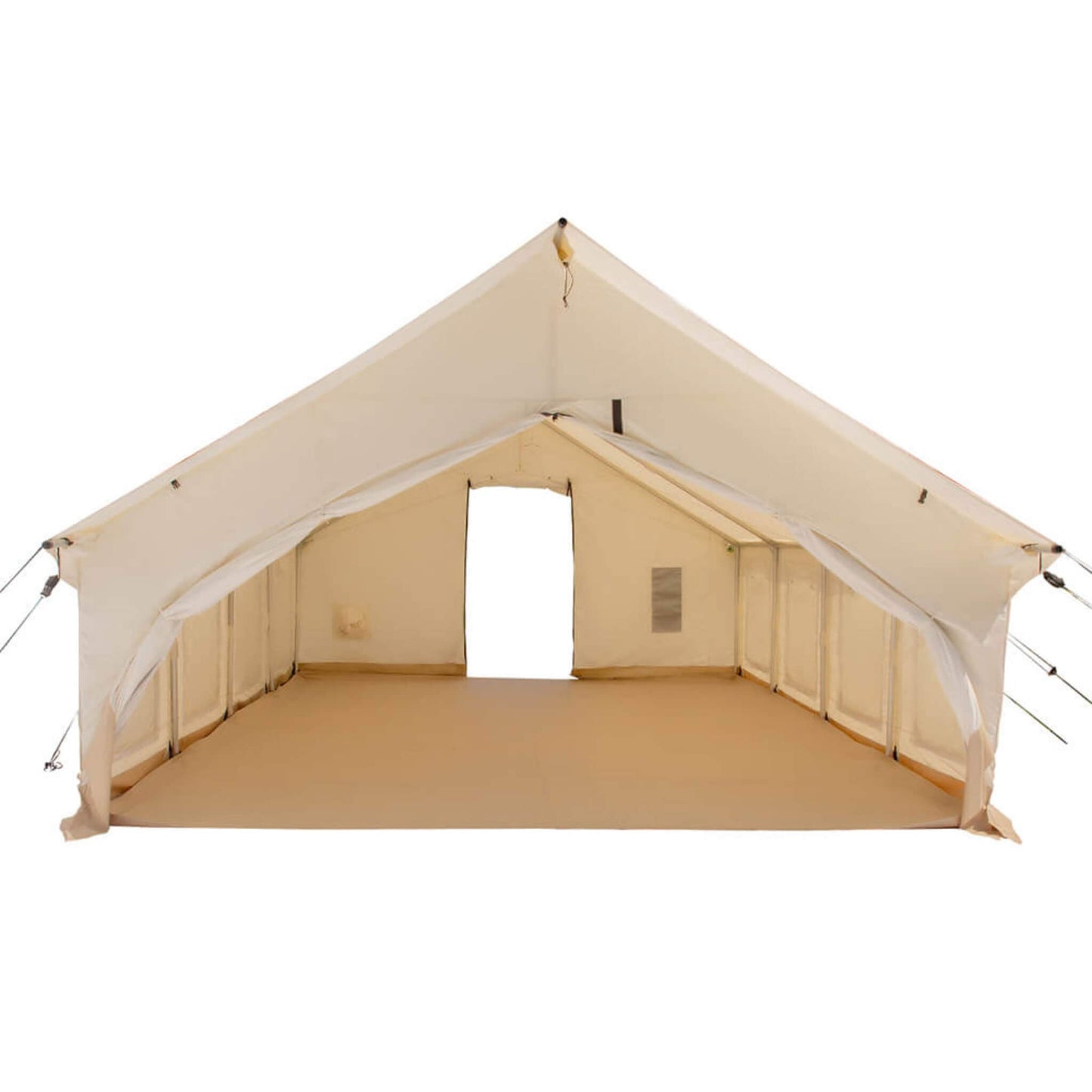 16FT x 20FT White Duck Alpha Pro Wall Tent with Heat Resistant Silicone-Coated Stove Jack