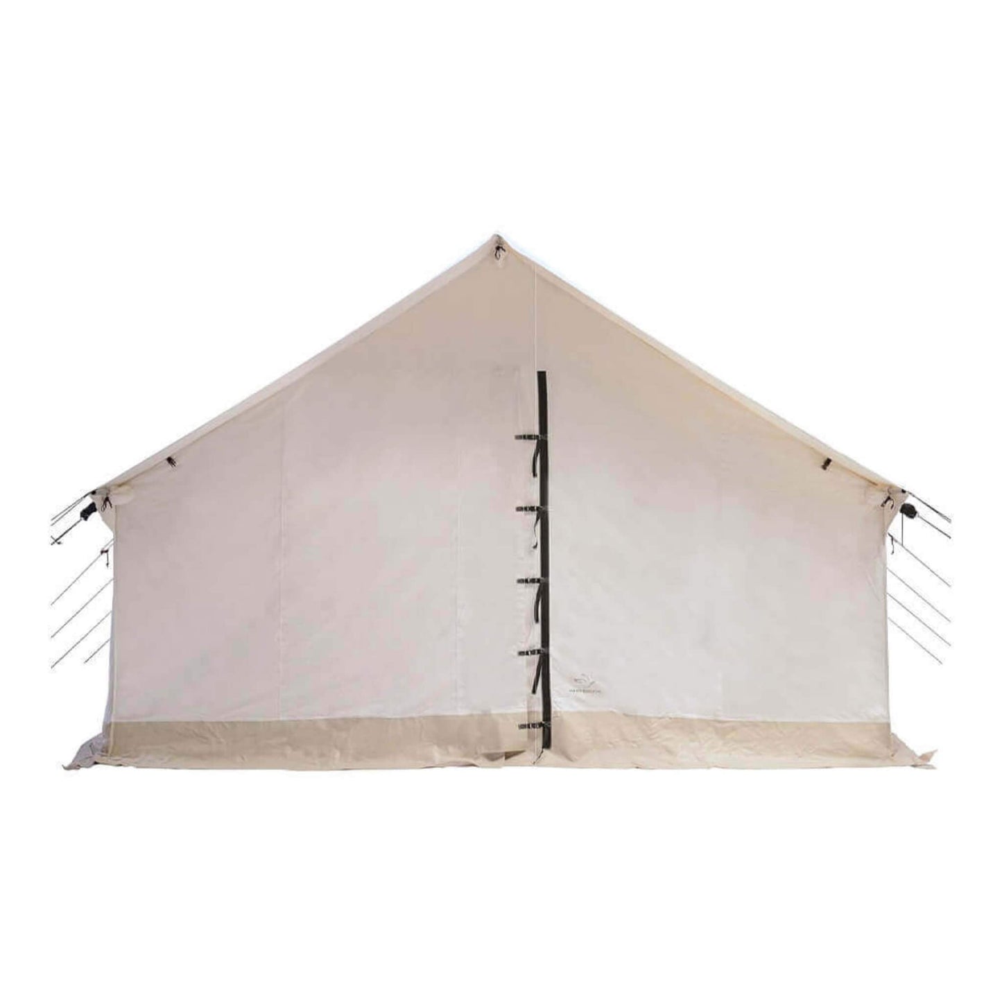 16FT x 20FT White Duck Alpha UV Resistant Wall Tent with Double Stitched Seams