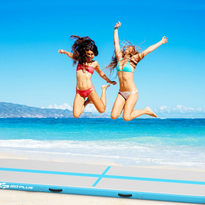 10 Feet Inflatable Gymnastic Tumbling Mat with Electric Pump