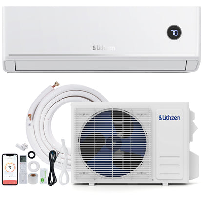 18000 BTU 18.1 SEER2 208/230V Mini Split Air Conditioner Works with Alexa