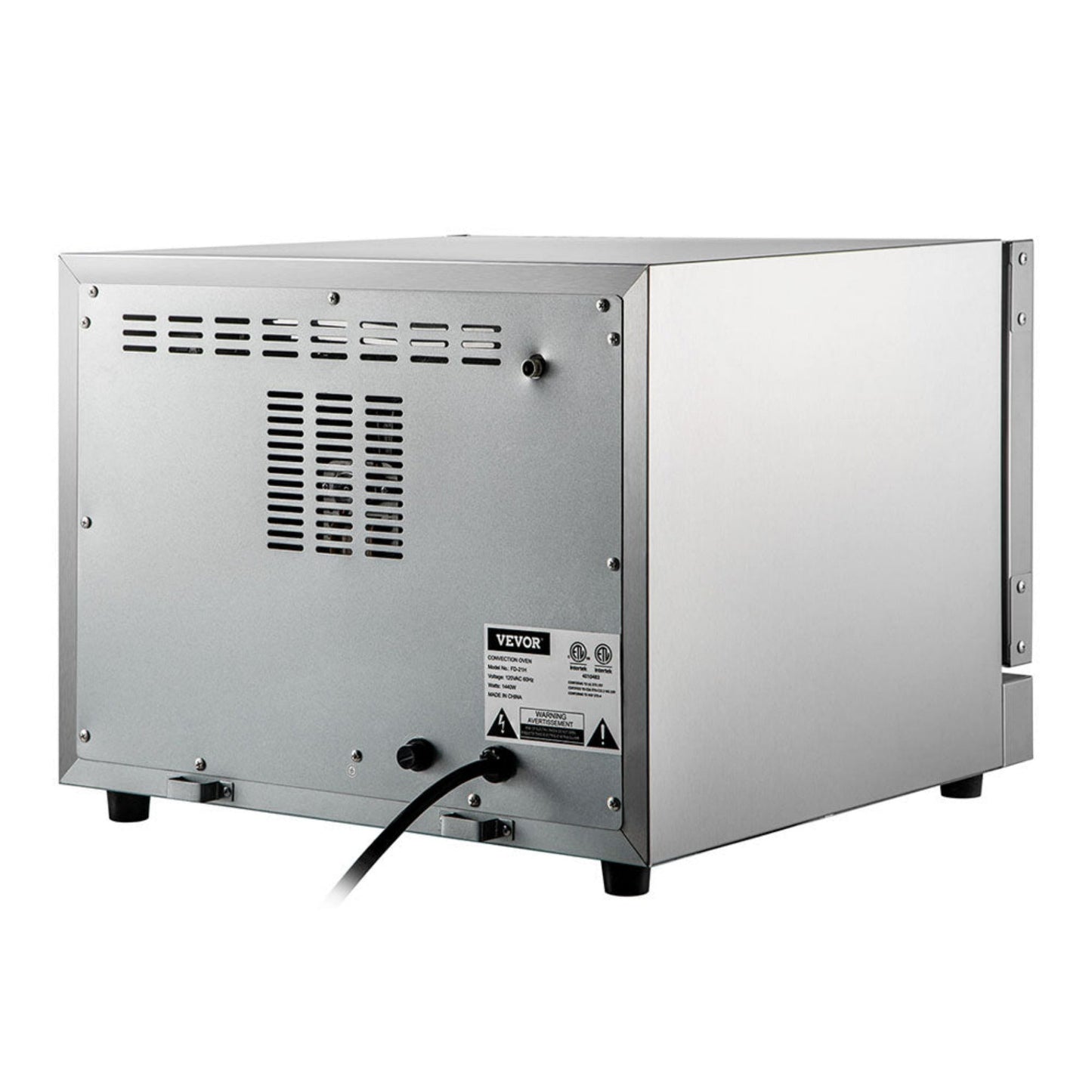Heavy-Duty Commercial Stainless Steel Countertop Convection Toaster Oven